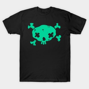 pirate green skull T-Shirt